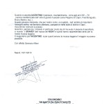 Attestato del Manager Gennaro Alfieri